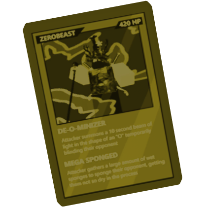 Golden Zerobeast's Trading Card thumbnail