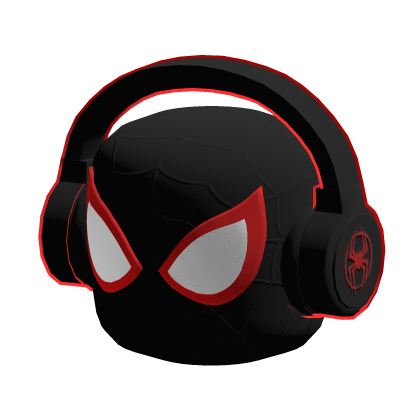 Miles Morales Mask with Headphones
