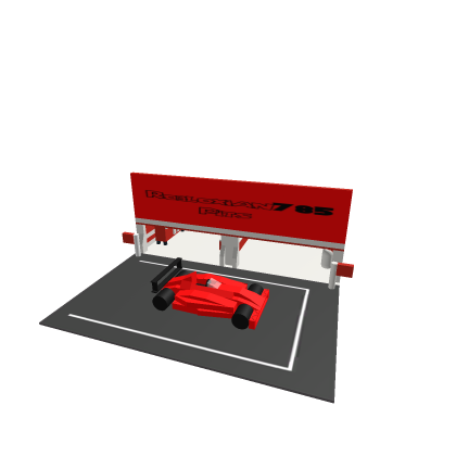 roblox racing pits with car (ROBLOXIAN785)