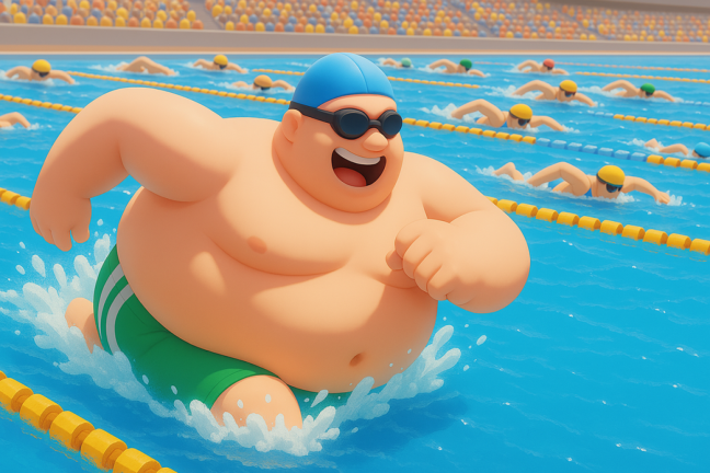 [UPD] Race Swimmer Simulator screenshot 4