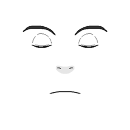 Eyes Closed Roblox decal