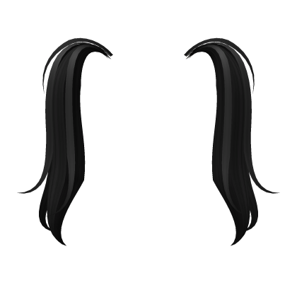 Black Pigtails Extension