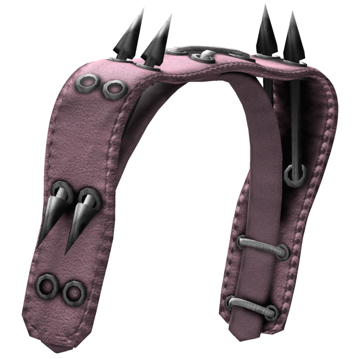 Spiked Emo Kitty Ear Pink Headband