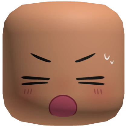 Exhausted Annoyed Chibi Face | Roblox Item - Rolimon's