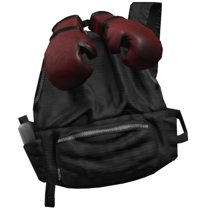 Black Boxing Glove Grunge Backpack 1.0