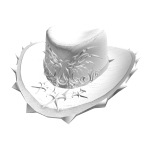 White Sigil Cowboy Hat
