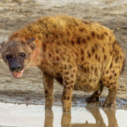 Cart Ride Into 17 Mom Hyenas