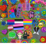 Bestie group with candy my friend.....