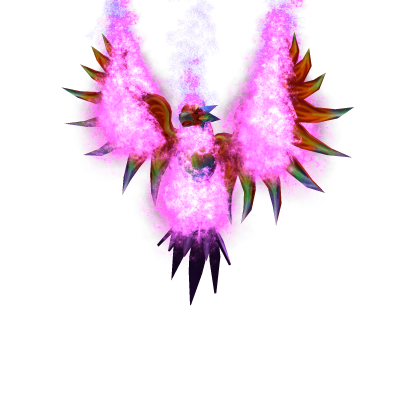 Neon Rainbow Phoenix