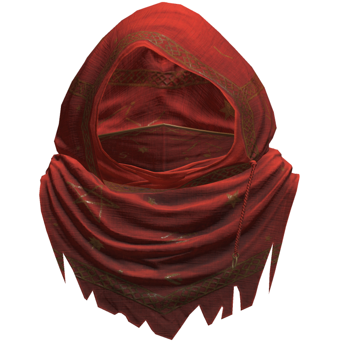 Blue Sorcerer Distressed Rune Hood