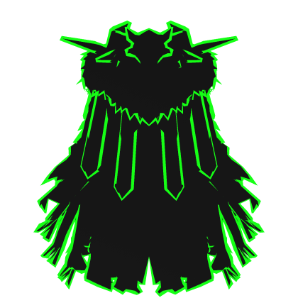 Cartoony Green Cape