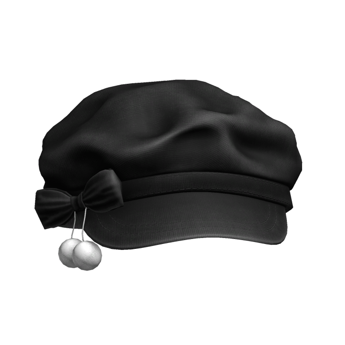 Cute Soft Fluffy Beret Cap (Black)