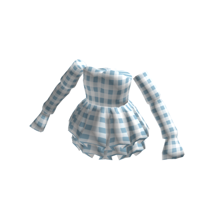 Blue Off Shoulder Dress thumbnail