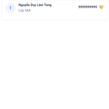 thelegend21hoang's Place Number: 3