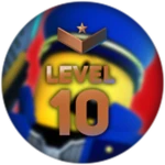 Level 10 Roblox badge thumbnail