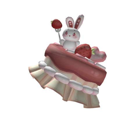 Pastel Strawberry Bunny Top Hat Roblox item