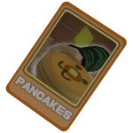 :3 Pancake Trading Card