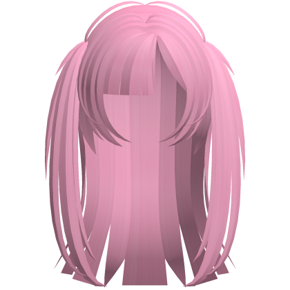 emo vkei moe vamp long choppy hair hot pink Roblox item