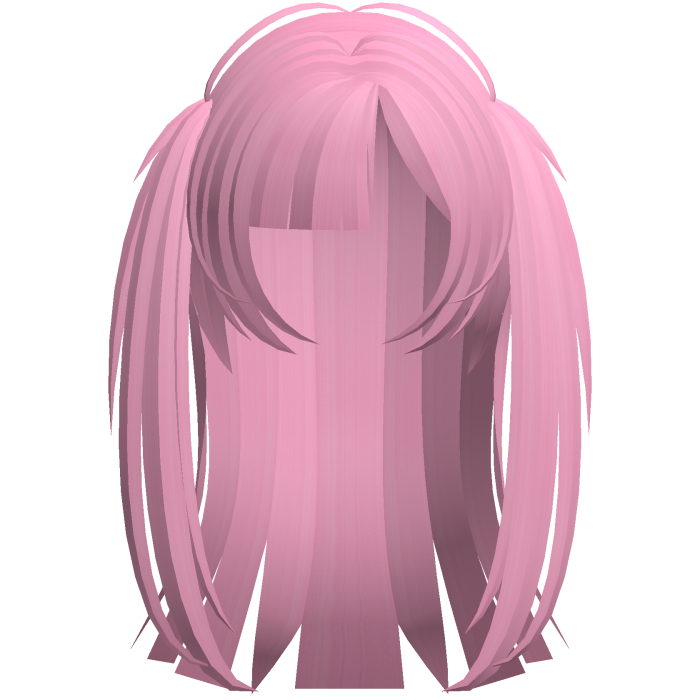 emo vkei moe vamp long choppy hair hot pink