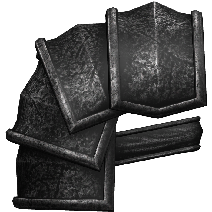 Black Knight Pauldron - Right