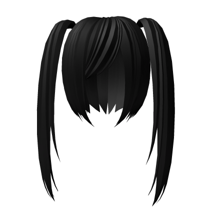black emo vkei scene goth pigtails