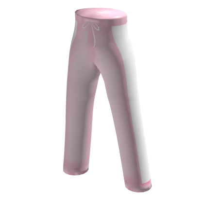 Soft Sweat Pants in Pastel Pink with White sides Roblox Item Rolimon s