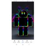 Cartoony rainbow people
