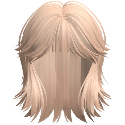 Blonde - Cute Messy Bob Cut Roblox item