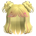 Yellow Kittycornia Hair w/ Paws - RBCs