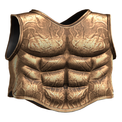 Gold Spartan Armor Chestplate Roblox item