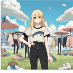 Cora and friend's clothes