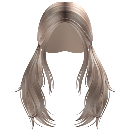 Long Low Loose Twintails (Platinum) Roblox item