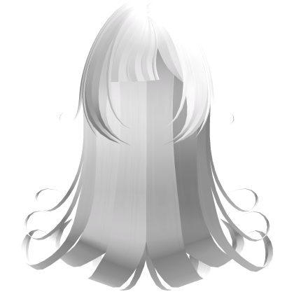 Gothic Long White Swirly Hair