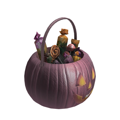 Pink Pumpkin Candy Bucket