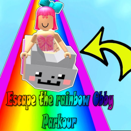 ESCAPE THE RAINBOW OBBY PARKOUR