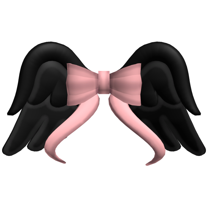 Dark Angel wings | Black and Pink
