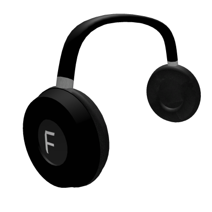 Dark / black emo  scene  alt  goth FF headphones Roblox item