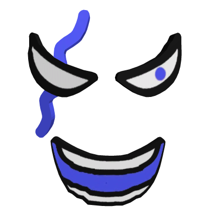 ✅Blue scar face