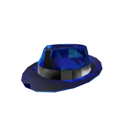 Midnight Blue Sparkle Time Fedora thumbnail