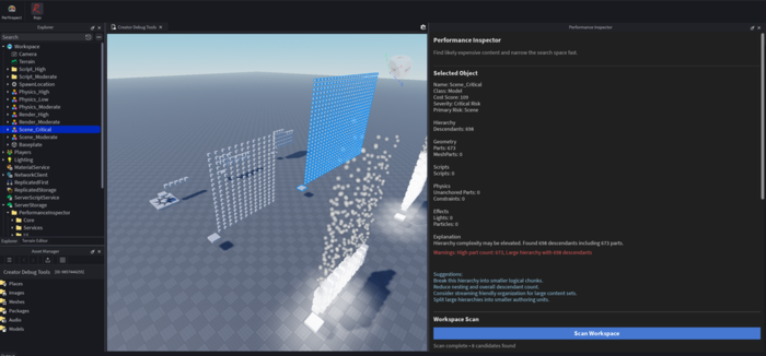 Performance Inspector (Scene Analysis Tool) preview 1