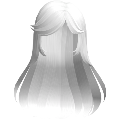 White Cute Long Moe Hair