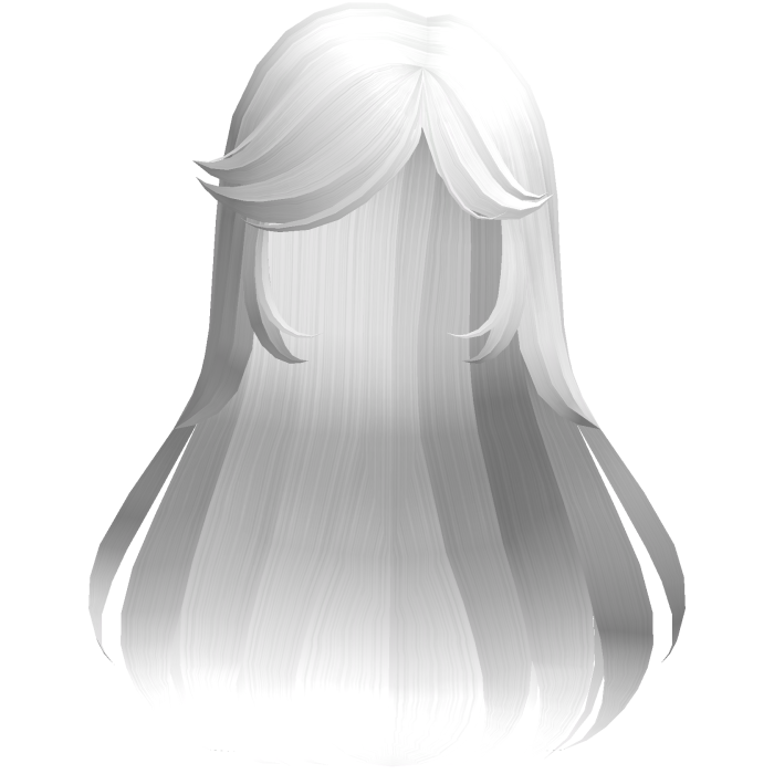 White Cute Long Moe Hair