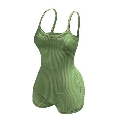 Y2K Gym Bodysuit - Mint Green thumbnail