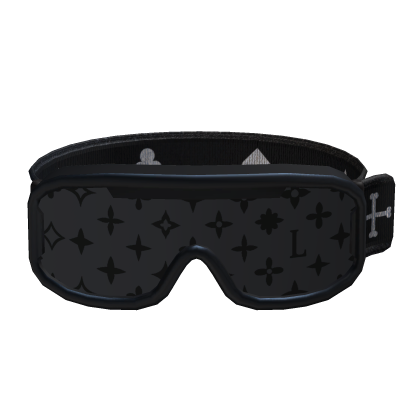 Black Ski Goggles Headband thumbnail