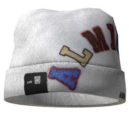 White Colorful ALMIGHTY Arc Designer Beanie Roblox item