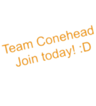 Team Conehead!