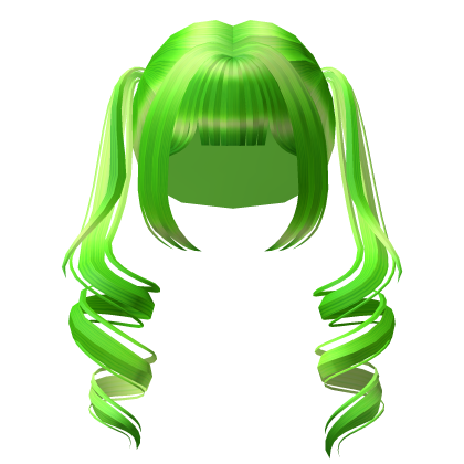 Green Kawaii Drill Pigtails