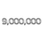 9,000,000 Visits