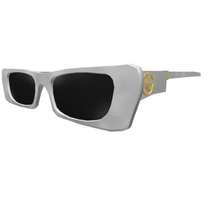 White RG Glasses Roblox item