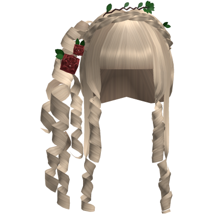 Pretty Ancient Rose Leaf Ash Hair Roblox item
